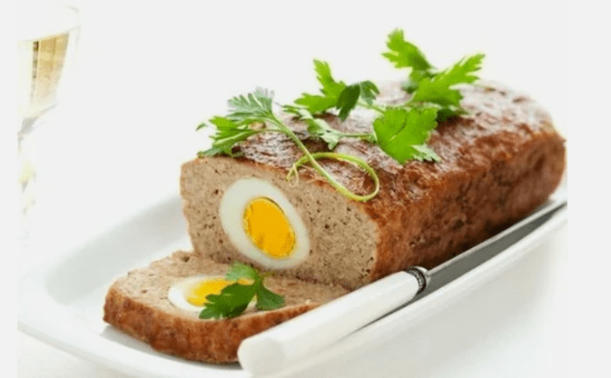 Мяса рулет з яйкам на дыеце Ducan
